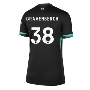 Liverpool Ryan Gravenberch #38 Bortatröja Kvinnor 2024-25 Kortärmad